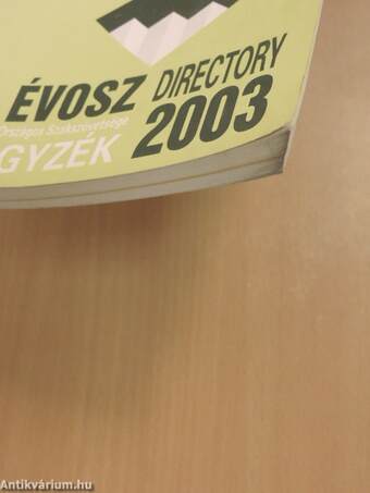 ÉVOSZ Directory 2003