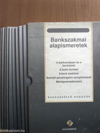 Bankszakmai alapismeretek I-V./Gyakorlati útmutató/Munkafüzet/Tesztfüzet/Függelék