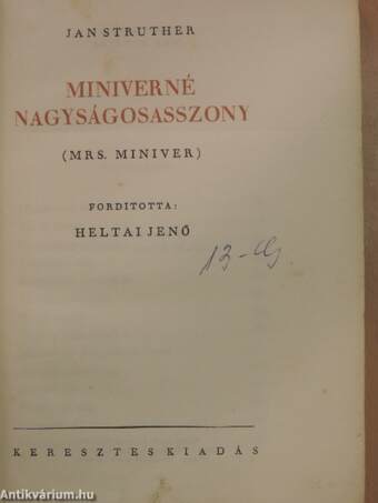 Miniverné nagyságosasszony