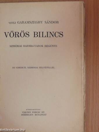 Vörös bilincs (Tiltólistás kötet)