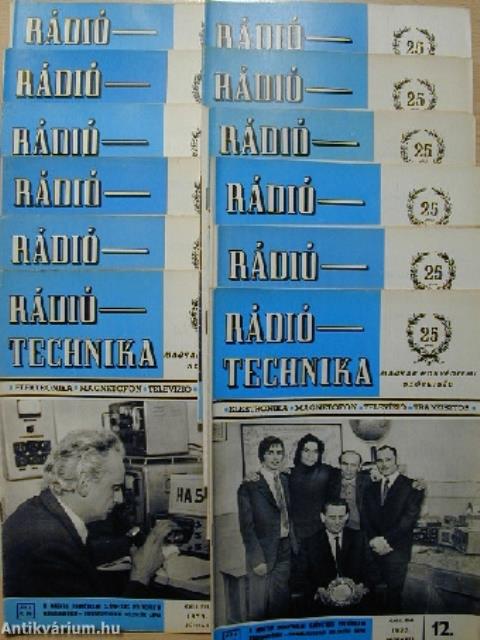 Rádiótechnika 1973. január-december