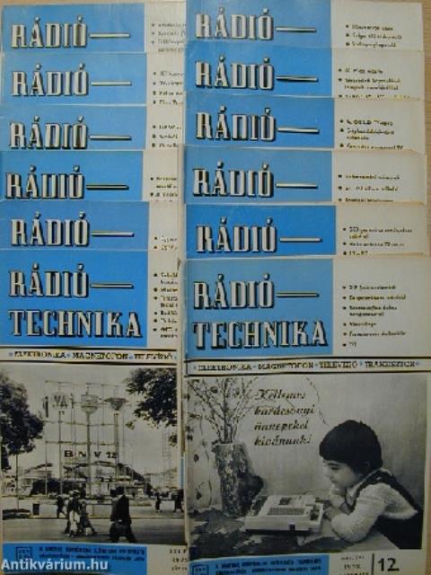 Rádiótechnika 1972. január-december