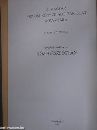 Közegészségtan IV.