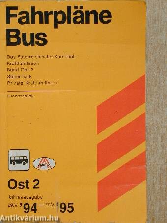 Fahrpläne Bus '94/'95
