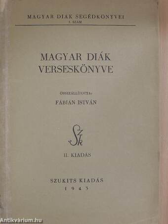 Magyar diák verseskönyve
