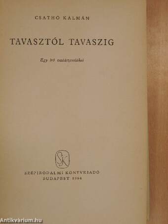 Tavasztól tavaszig