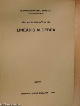 Lineáris algebra