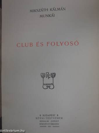 Club és folyosó