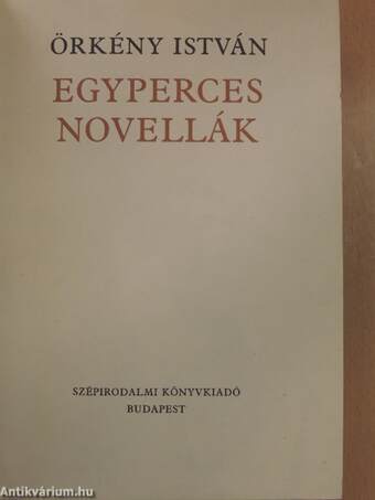 Egyperces novellák