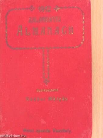 Zalamegyei almanach 1912. évre