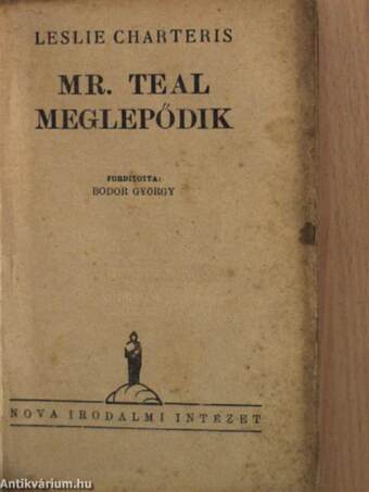 Mr. Teal meglepődik