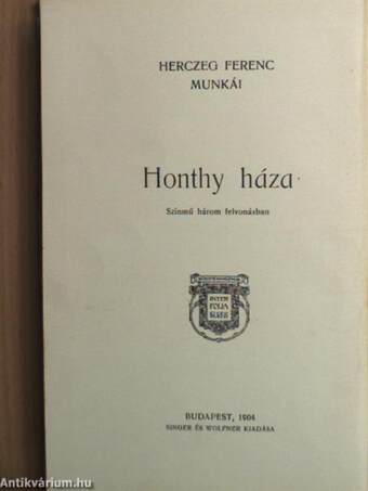 Honthy háza/Bizánc