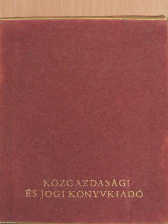 Némelly étkek készítési módgya (minikönyv) (számozott) - Díszdobozban