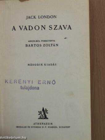 A vadon szava