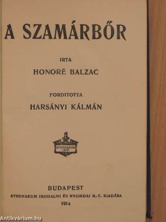 A szamárbőr