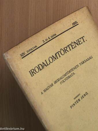 Irodalomtörténet 1925/1-4.