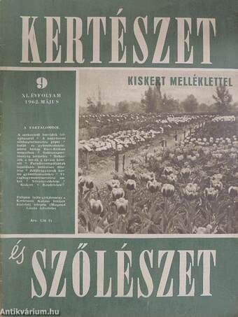 Kertészet és Szőlészet 1962. május