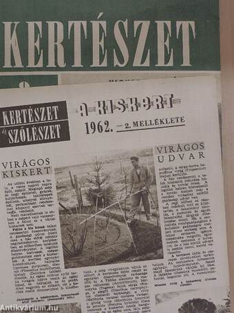 Kertészet és Szőlészet 1962. május