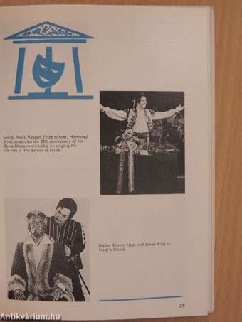 Hungarian Musical Guide No. X./Calendar of musical events July-October 1975