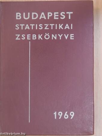 Budapest statisztikai zsebkönyve 1969