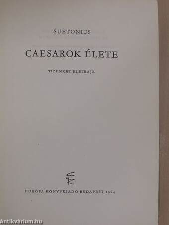 Caesarok élete