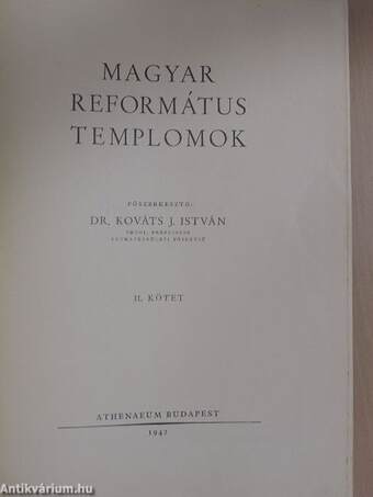 Magyar református templomok II.