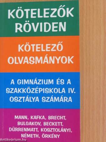 Kötelező olvasmányok