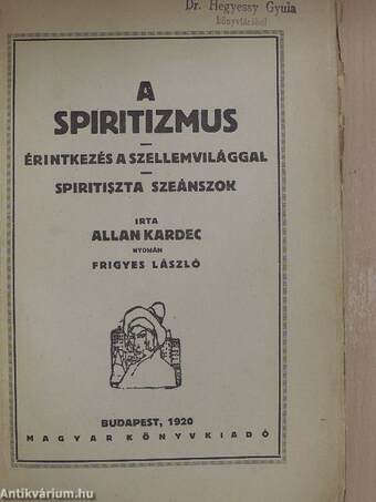 A spiritizmus