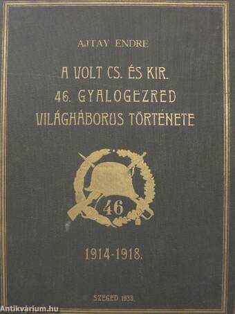 A volt cs. és kir. 46. gyalogezred világháborus története I-II.