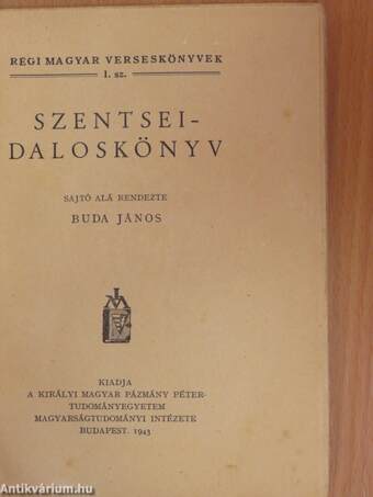 Szentsei-daloskönyv 