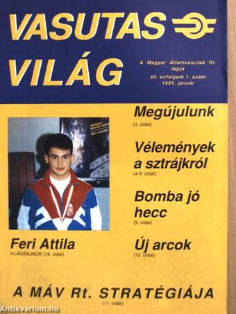 Vasutasvilág 1995. január