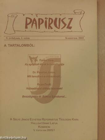 Papirusz 2005/1.