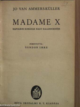 Madame X