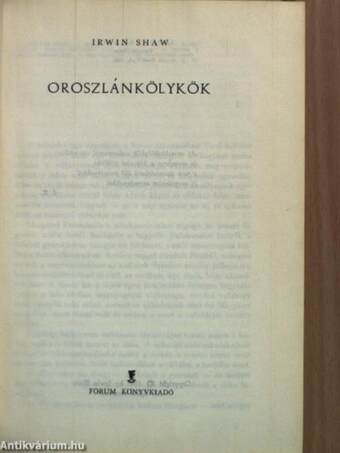 Oroszlánkölykök