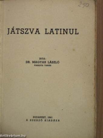 Játszva latinul