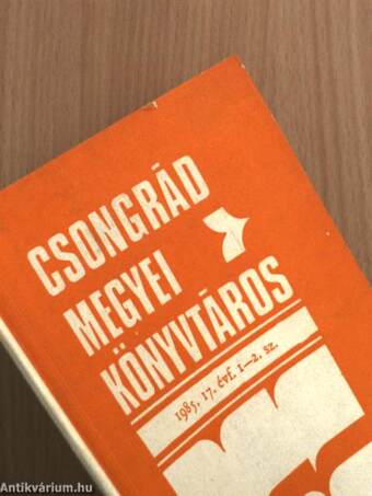 Csongrád megyei könyvtáros 1985/1-2.