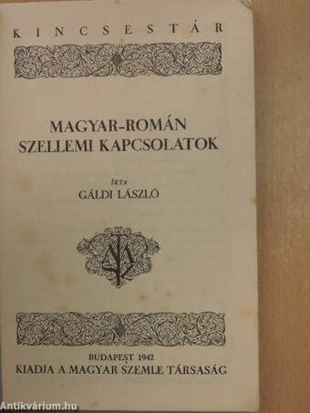 Magyar-román szellemi kapcsolatok