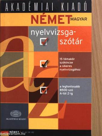 Német-magyar nyelvvizsgaszótár
