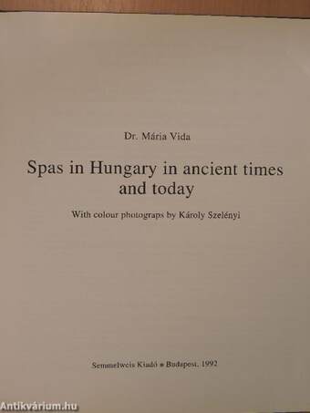 Spas in Hungary in ancient times and today