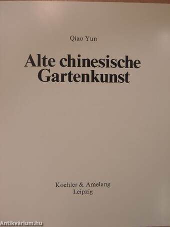 Alte chinesische Gartenkunst