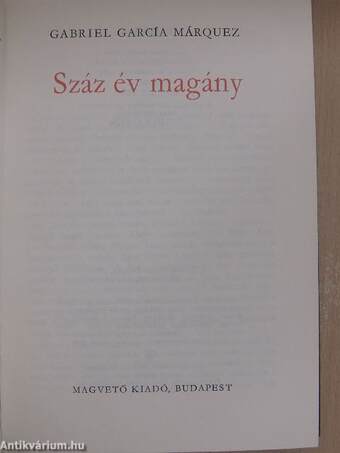 Száz év magány