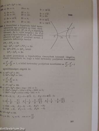 Geometriai feladatok gyűjteménye II.