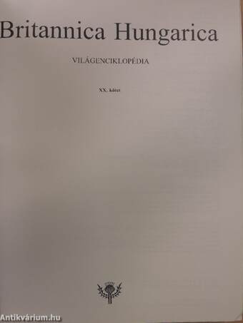 Britannica Hungarica Világenciklopédia 20.