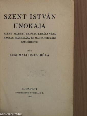 Szent István unokája