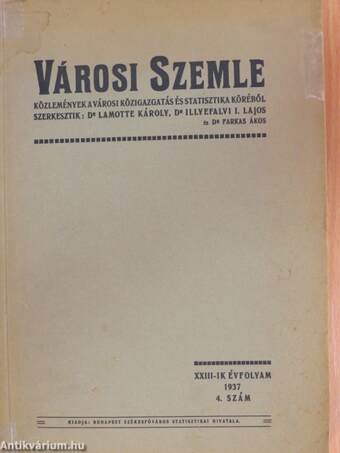 Városi szemle 1937/4.