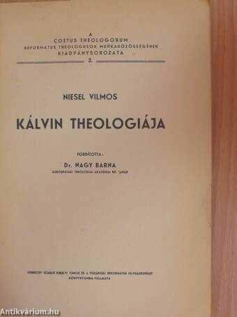 Kálvin theologiája