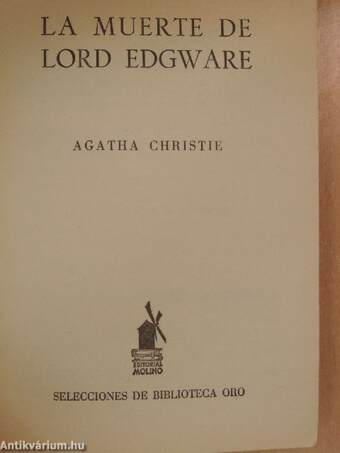 La muerte de Lord Edgware