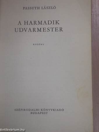 A harmadik udvarmester