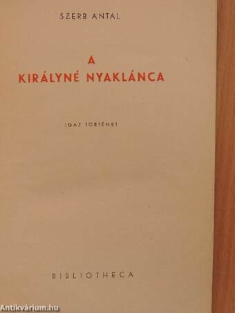 A királyné nyaklánca