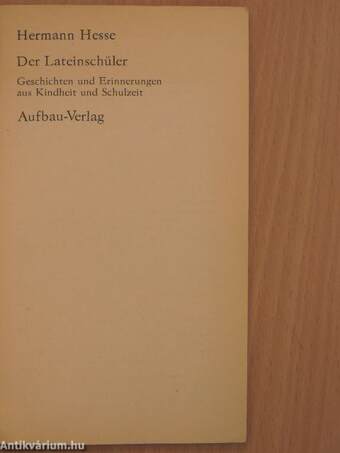 Der Lateinschüler